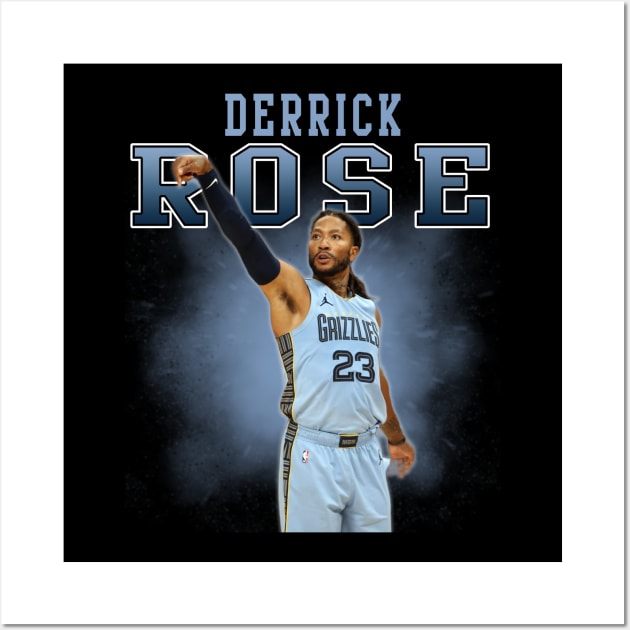 Derrick Rose Wall Art by Bojes Art